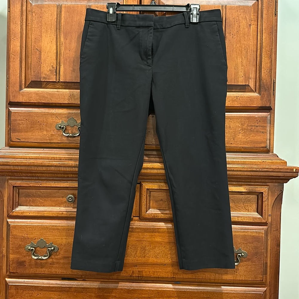 Ann Taylor Petite Crop Twill Pant Size 12P 12 Petite